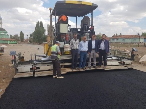 Altıntaş’ta Sıcak Asfalt Çalışmaları