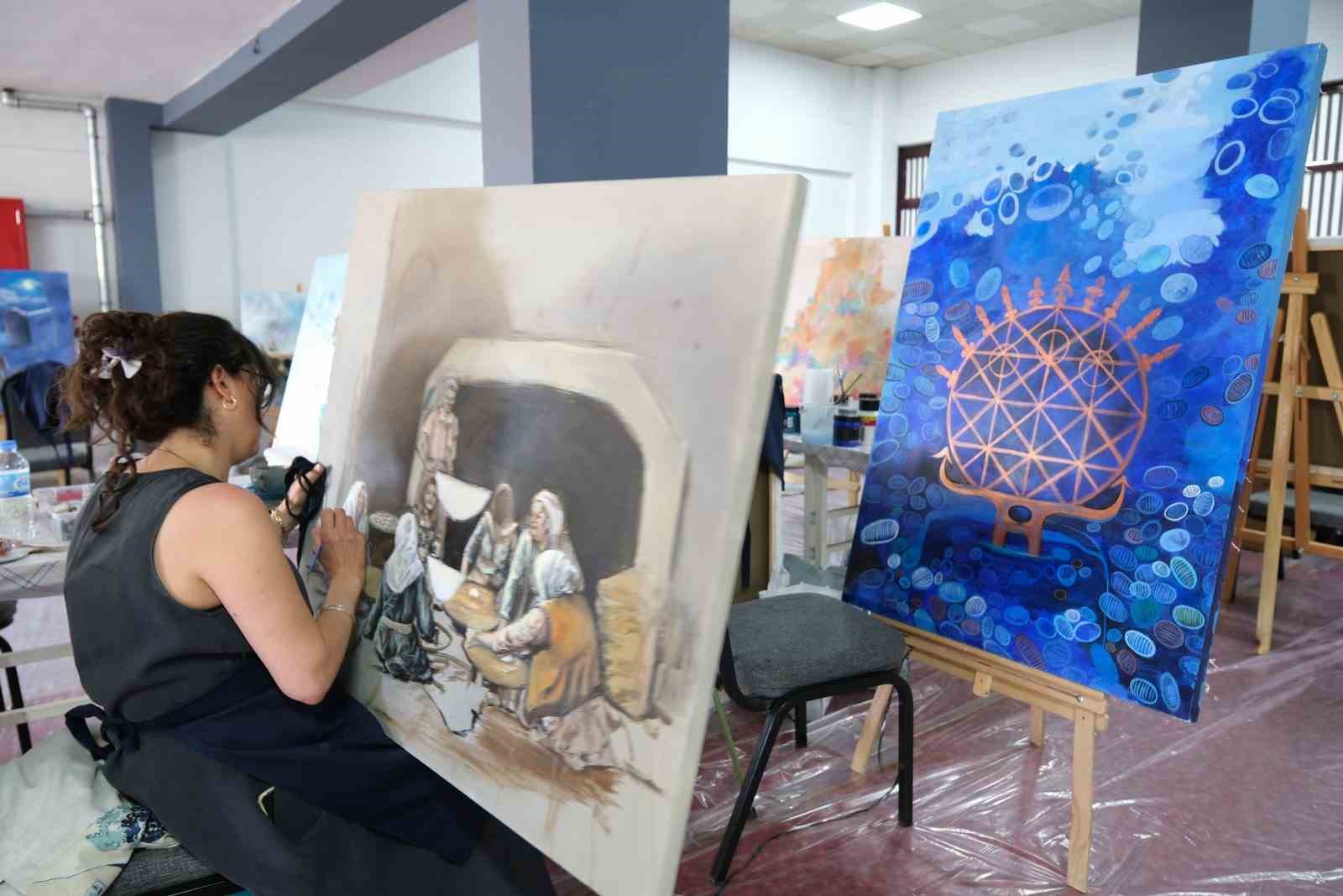 8-uluslararasi-sanat-calistayi-corum-da-basladi-34-sanatci-corum-u-tuvalleriyle-anlatacak