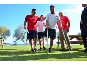 Avrupa Şampiyonu Ampute Milli Takımından Başkan Kocadon’a Ziyaret