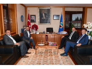 Nevşehir Milletvekili Açıkgöz’den, Rektör Prof. Dr. Çomaklı’ya Ziyaret