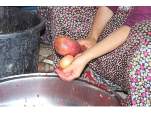 Altınözülü Kursiyerlerden Yılın Son El Yapımı Nar Ekşisi