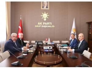 Ak Parti Ve Mhp Heyetleri İttifak İçin Görüşüyor