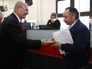 Ato Başkanı Baran Ato’da Aşure Dağıttı