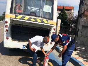 Sarıgöl’de Okul Servis Araçları Denetlendi