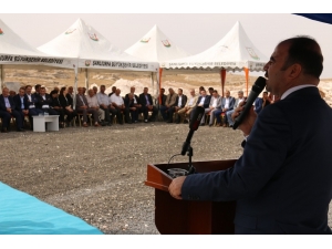 Bozova’da Katık Atık Tesisin Temeli Atıldı