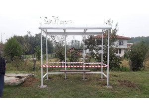 Düzce’de Durak Montajı Çalışmaları Başladı