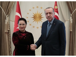 Cumhurbaşkanı Erdoğan, Vietnam Ulusal Meclis Başkanını Kabul Etti