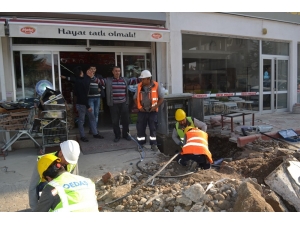 Şuhut’ta Yer Altı Kablo Düzenleme Çalışmaları