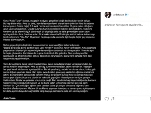 Arda Turan: "Bir Daha Eşimin Böyle Bir Saçmalıkla Karşı Karşıya Kalmasına Asla İzin Vermeyeceğim"