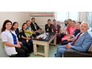 İl Sağlık Müdürü Bilge, Palyatif Bakım Hastalarını Ziyaret Etti