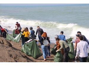 Çuhallı Plajı Temizlendi