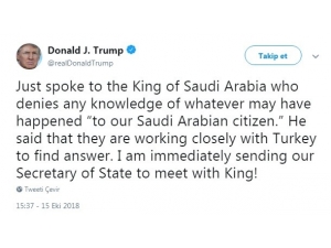 Trump, Kral Selman İle Görüştü