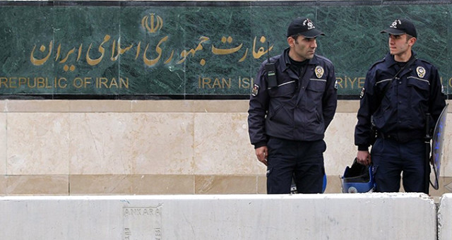 İran'ın Ankara Büyükelçiliği Önünde Tedbir Amaçlı Güvenlik Önlemleri Alındı