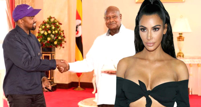 Kim Kardashian'ın Eşi Kanye West, Uganda Cumhurbaşkanı'na Spor Ayakkabı Hediye Etti