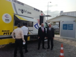 Mobil Ptt Aracı Sgk İl Müdürlüğünde Hizmet Vermeye Başladı