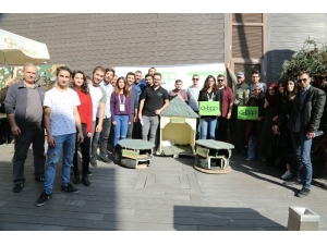 Odunpazarı Ve Ahbap İşbirliğiyle Hamamyolu’na Kedi Evleri