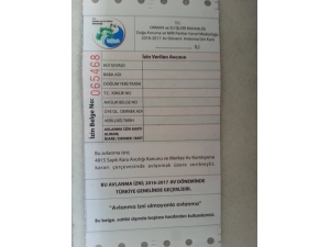 Ordulu Avcılar Bu Pula 86 Bin Lira Ödedi