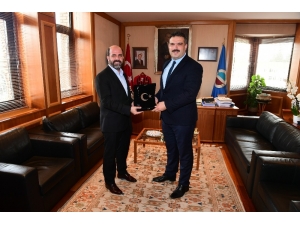 Genel Başkan Sözen’den Rektör Çomaklı’ya Ziyaret