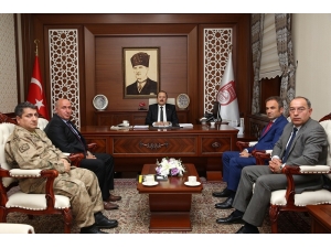 Sanayi Ve Teknoloji İl Müdürlüğü Heyeti Vali Pehlivan’ı Ziyaret Etti