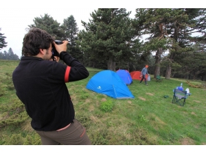 Domaniç Dağlarına Kamp Kurdular