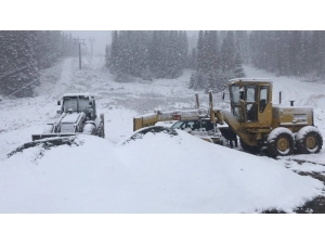 Mevsimin İlk Karı Kastamonu’ya Yağdı