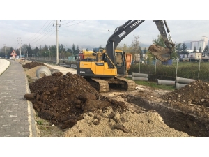 Konuralp’te Kanalizasyon Çalışması