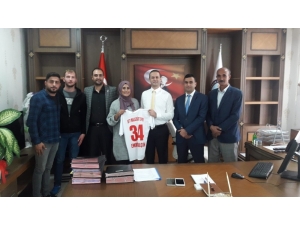 1071 Malazgirt Spor Kulübünden Kaymakam Yalçın’a Ziyaret