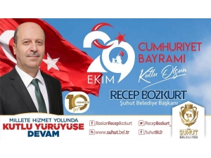 Başkan Bozkurt’tan 29 Ekim Cumhuriyet Bayramı Mesajı
