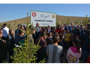 Niğde’de Fidanlar Toprakla Buluştu