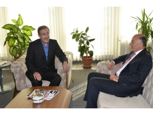 Vali Azizoğlu’ndan Başkan Bulutlar’a Veda Ziyareti