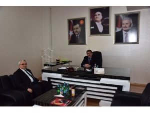 Ağır Ceza Reisi Göktaş İle Başkan Can Bir Araya Geldi