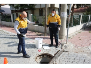 Bolu’da, Kanalizasyon Hatları İlaçlanıyor