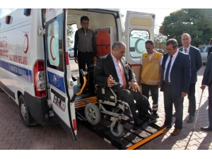 Elazığ’da Engelliler İçin Özel Ambulans