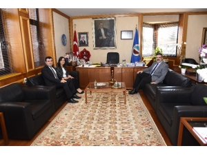 Rektör Çomaklı’ya Ziyaretler Sürüyor