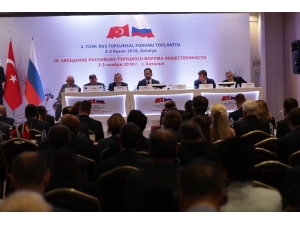 Türk-rus Toplumsal Forumu Geleceğe Işık Tuttu