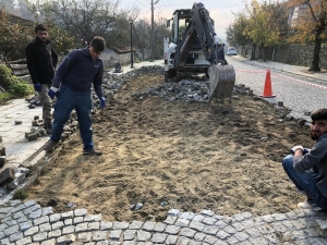 Tarihi Kentte Onarım Çalışması Devam Ediyor