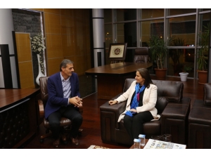 Başkan Yardımcısı Kaynarca, Başkan Alemdar’ı Ziyaret Etti