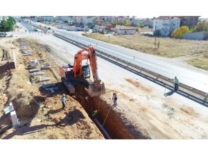 Uşak’ta Altyapıya Yatırım Devam Ediyor