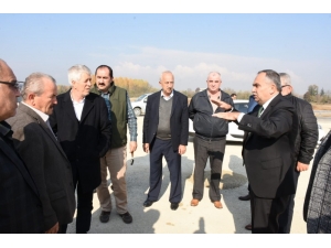 Başkan Bağlantı Yolunu Yerinde Anlattı