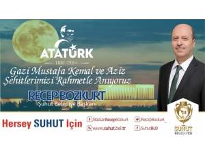 Başkan Bozkurt’un Atatürk’ü Anma Günü Mesajı