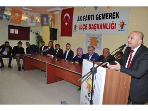 Ak Parti Gemerek İlçe Başkanlığı Aday Adaylarını Tanıttı