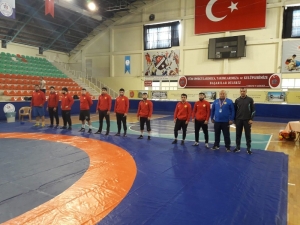 Büyük Erkekler Serbest Güreş Süper Ligi’nde Trakya Birlik Galip Geldi