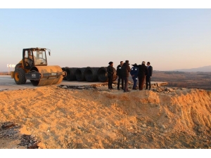 Çöken Yol Onarılıyor