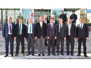 Sağlık Müdürü Sünnetçioğlu’na Kurum Müdürlerinden Hayırlı Olsun Ziyareti