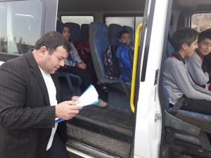 Öğrenci Servisleri Denetlendi