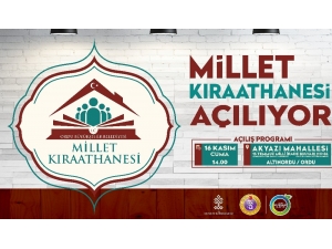 Ordu’da “Millet Kıraathanesi” Açılıyor