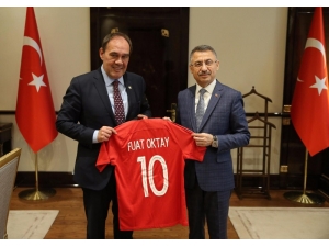 Yıldırım Demirören’den Fuat Oktay’a Ziyaret