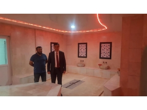 Başkan Yalçın, Hamam Çalışmalarını Yerinde İnceledi