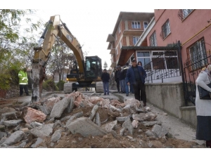 Emet’te Kaldırım Ve Parke Taşı Döşeme Çalışmaları
