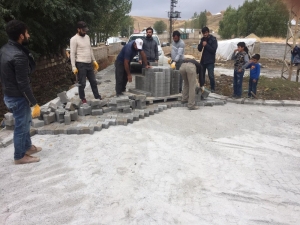 Kaşım Mahallesi İlk Defa Bordürlü Kilitli Parke Taşı İle Tanıştı